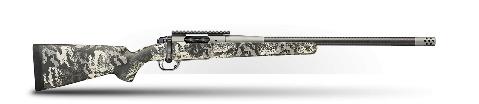 6.5 PRC Model 2020 Boundary Rifle w/ Carbon Fiber Barrel, Rogue Camo
