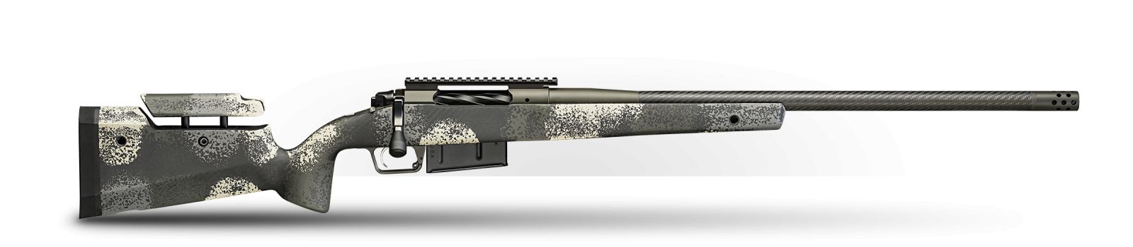 .300 Win Mag Model 2020 Waypoint Rifle, Adjustable w/ Carbon Fiber Barrel, Evergreen Camo