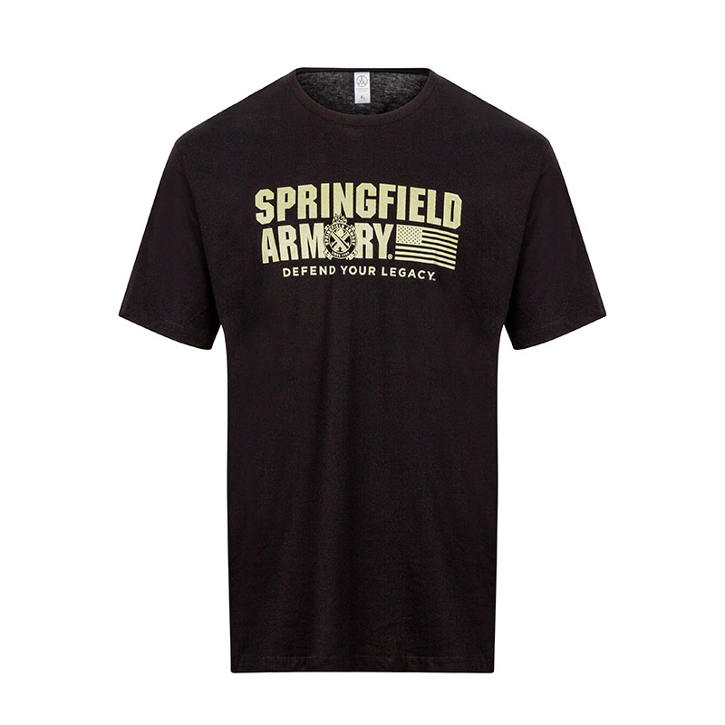 Black Springfield Armory® Defend Your Legacy Tee